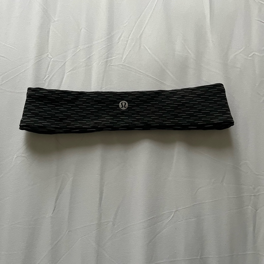 lululemon athletica Black Patterned Headband